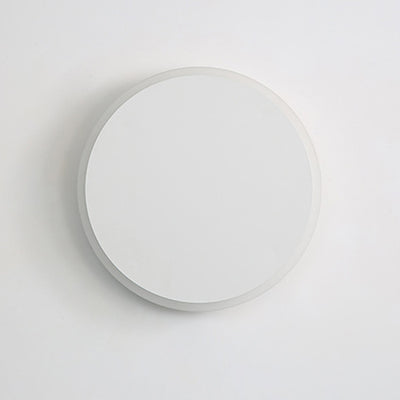 Modern Minimalist Round Tech Iron Acrylic LED Wall Sconce Lamp For Bedroom