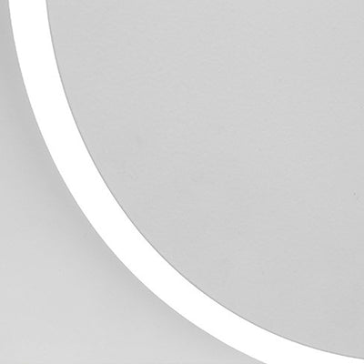 Modern Minimalist Round Tech Iron Acrylic LED Wall Sconce Lamp For Bedroom