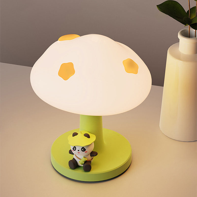Zeitgenössische kreative Kinder Wolkenform Silikon ABS PVC LED Tischlampe für das Schlafzimmer 
