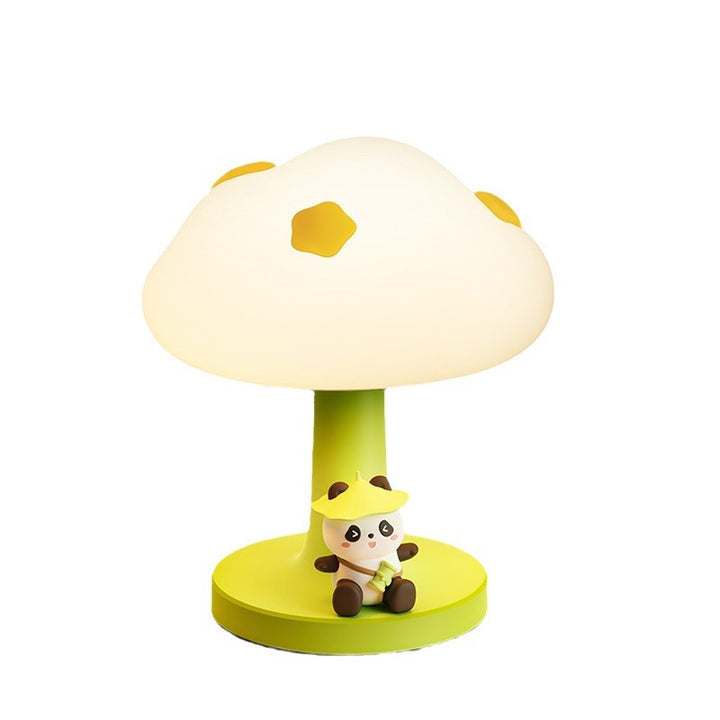 Zeitgenössische kreative Kinder Wolkenform Silikon ABS PVC LED Tischlampe für das Schlafzimmer 