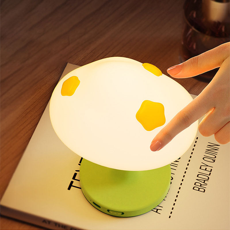 Zeitgenössische kreative Kinder Wolkenform Silikon ABS PVC LED Tischlampe für das Schlafzimmer 