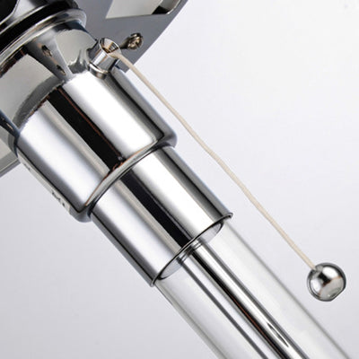 Contemporary Industrial Hemisphere Iron Glass 1-Light Table Lamp For Bedroom
