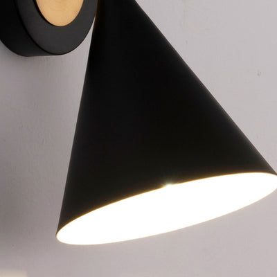 Moderner minimalistischer Wandstrahler mit drehbarem Eisenschirm, 1-flammig, für Schlafzimmer & Wohnzimmer 