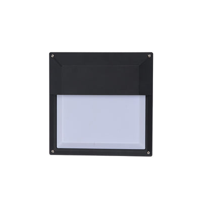 Moderner minimalistischer Aluminium- & PC-Quadrat-Wasserdichter LED-Außenwandleuchte für Terrasse & Balkon 