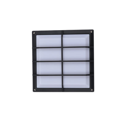 Moderner minimalistischer Aluminium- & PC-Quadrat-Wasserdichter LED-Außenwandleuchte für Terrasse & Balkon 