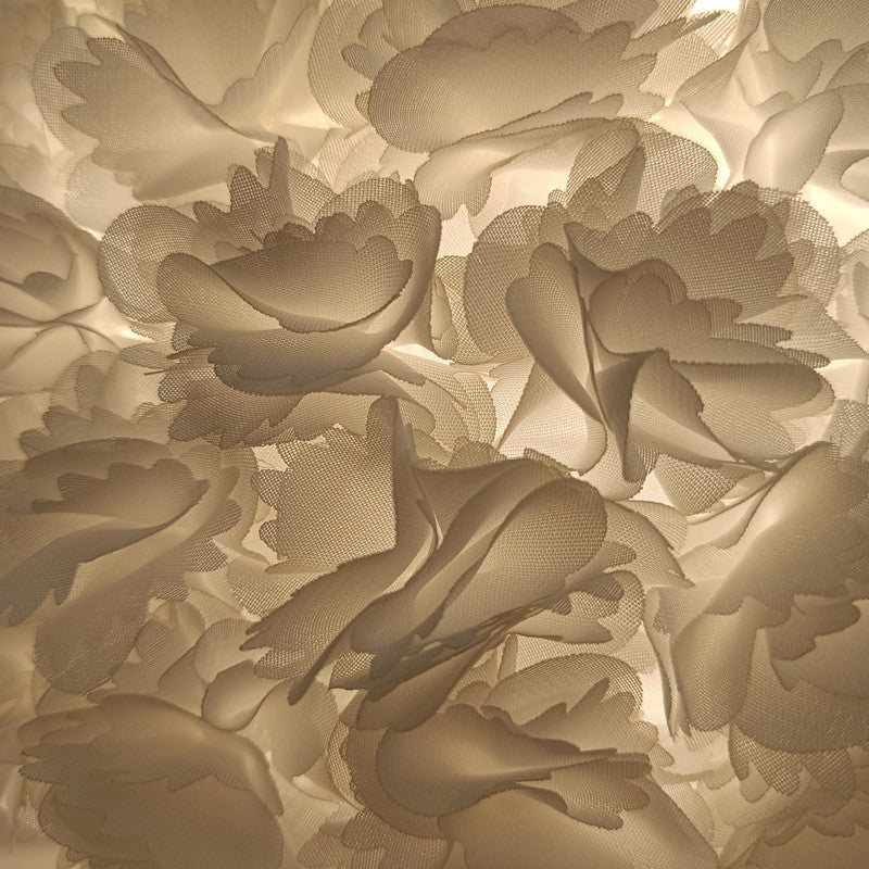 Lampe de table contemporaine créative avec plume et acrylique ronde à 1 lumière pour chambre et salon 