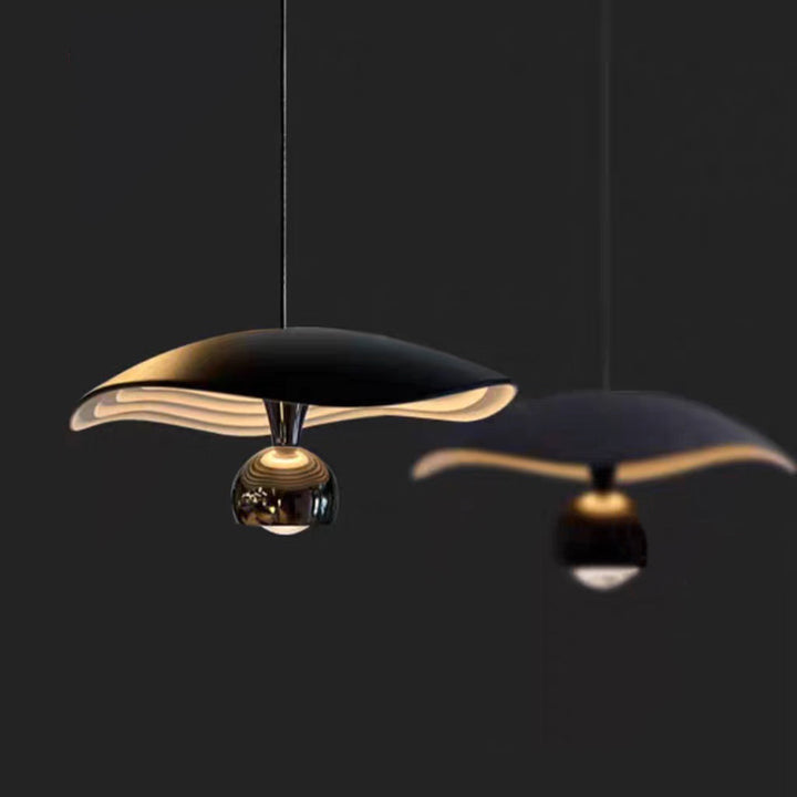 Modern Luxury Aluminum &amp; Acrylic Irregular Round Sphere LED Pendant Light For Bedroom &amp; Living Room