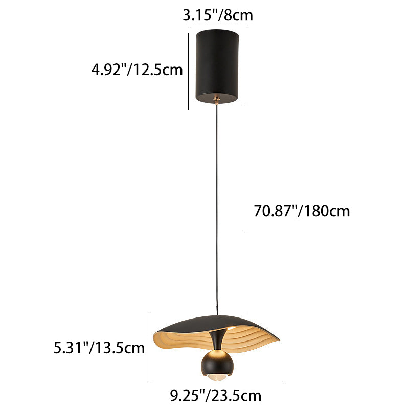 Modern Luxury Aluminum & Acrylic Irregular Round Sphere LED Pendant Light For Bedroom & Living Room