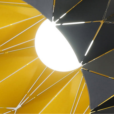 Contemporary Creative Iron Geometric Polygon 1-Light Pendant Light For Dining Room & Living Room