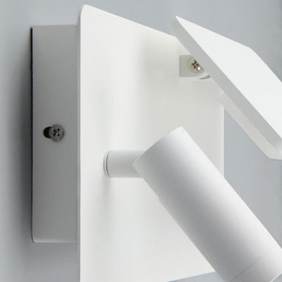 Modern Minimalist Aluminum Rectangular LED Wall Sconce Lamp For Bedroom & Living Room