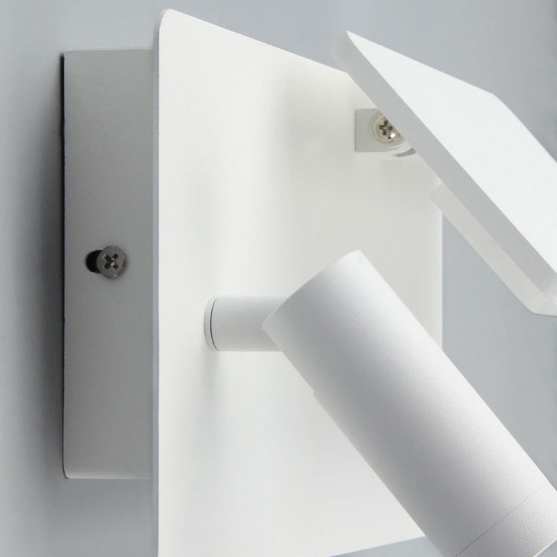 Modern Minimalist Aluminum Rectangular LED Wall Sconce Lamp For Bedroom & Living Room
