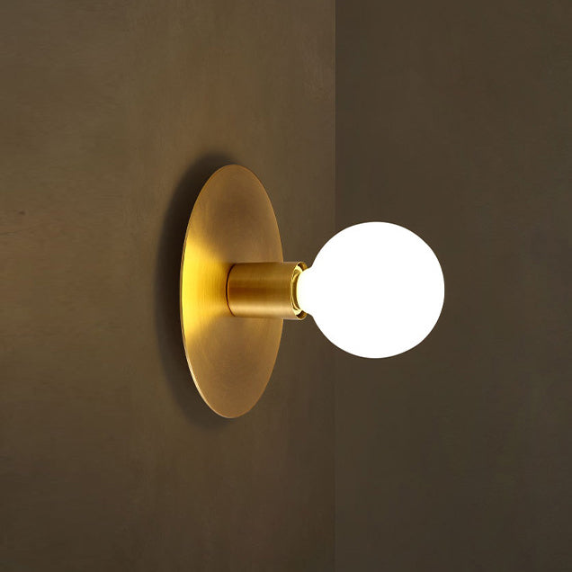 Modern Minimalist Iron Square And Round 1-Light Flush Mount Ceiling Light For Living Room