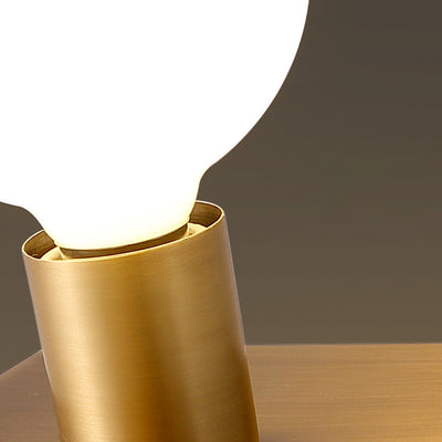 Modern Minimalist Iron Square And Round 1-Light Flush Mount Ceiling Light For Living Room