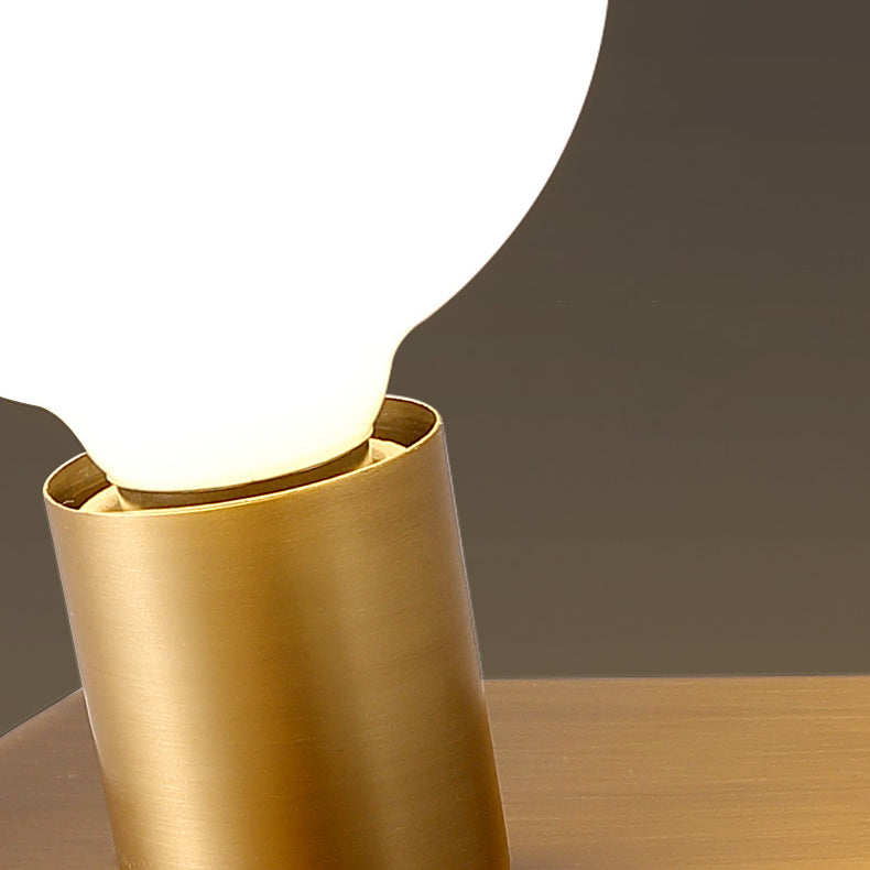 Modern Minimalist Iron Square And Round 1-Light Flush Mount Ceiling Light For Living Room