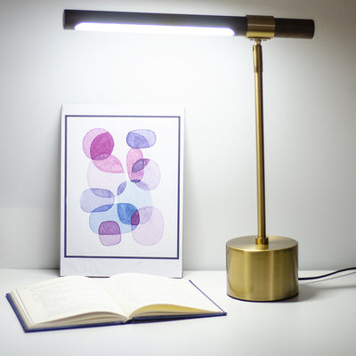 Modern Minimalist Iron Cylinder LED Table Lamp For Bedroom