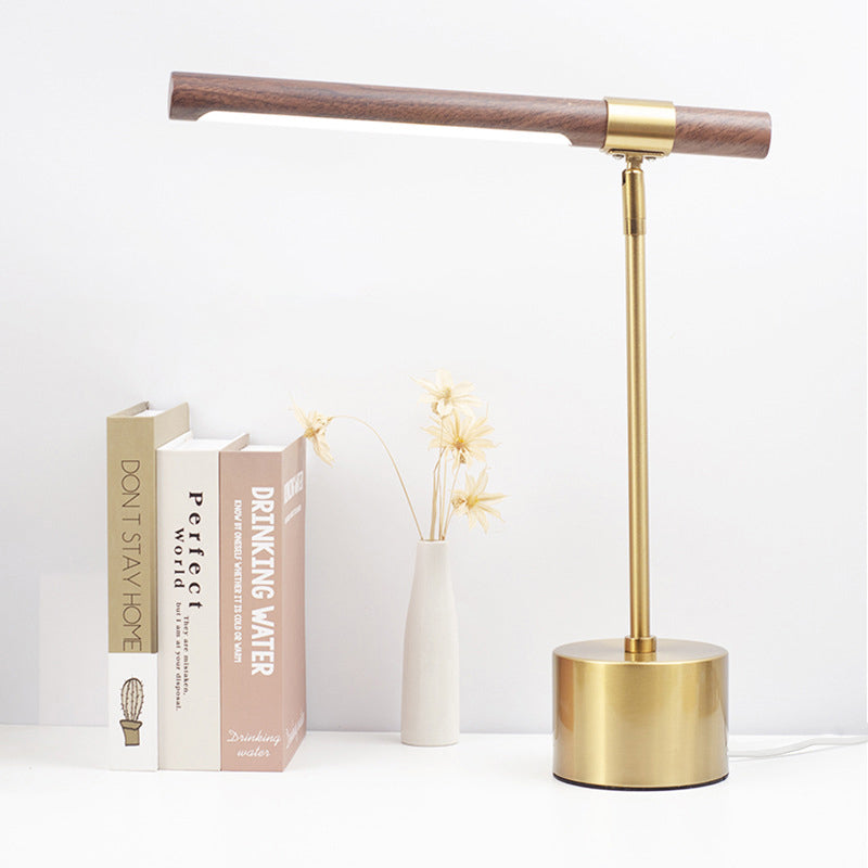 Modern Minimalist Iron Cylinder LED Table Lamp For Bedroom