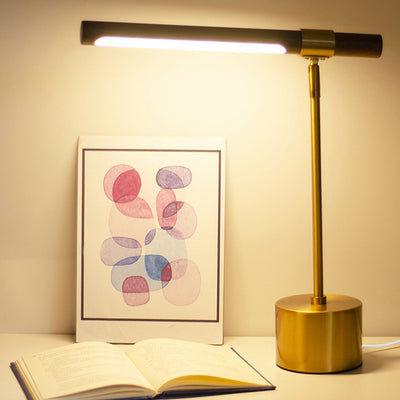 Modern Minimalist Iron Cylinder LED Table Lamp For Bedroom