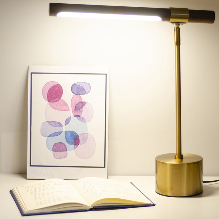 Modern Minimalist Iron Cylinder LED Table Lamp For Bedroom