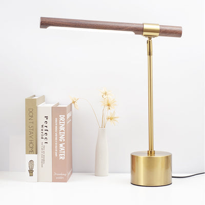 Modern Minimalist Iron Cylinder LED Table Lamp For Bedroom
