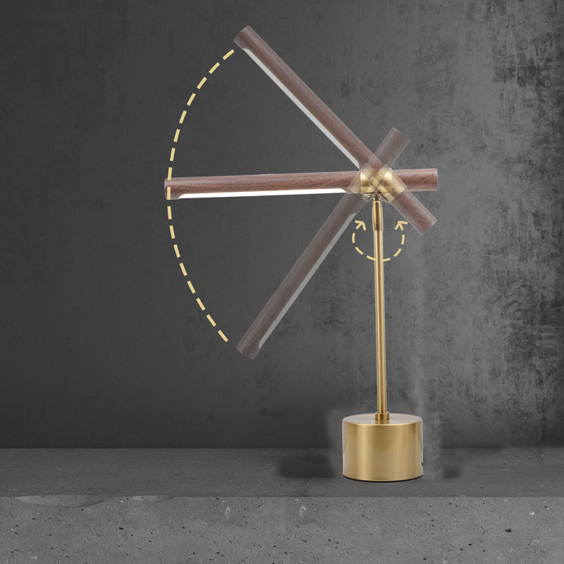 Modern Minimalist Iron Cylinder LED Table Lamp For Bedroom