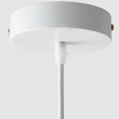 Contemporary Nordic Iron Conical Round 1-Light Pendant Light For Living Room