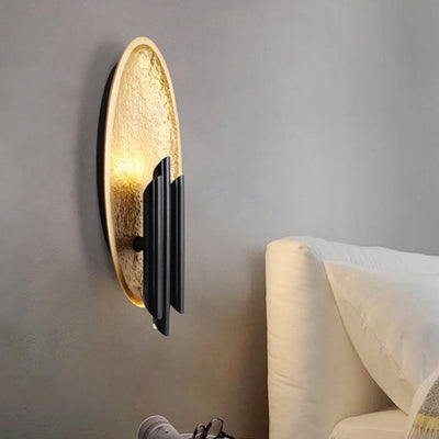 Modern Luxury Iron Oval Cylinder 2-Light Wall Sconce Lamp For Living Room