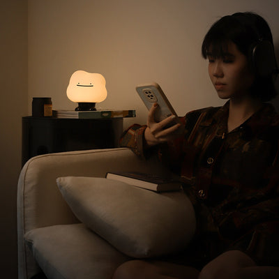 Contemporary Creative Silicone ABS Cartoon Character LED Table Lamp For Bedroom