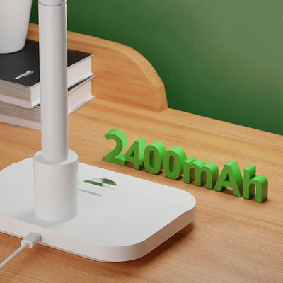 Modern Minimalist Plastic Rectangular LED Table Lamp For Bedroom