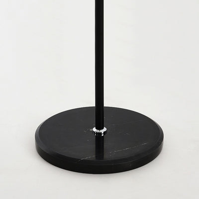 Moderner minimalistischer Eisen- & Stoff-Plissee-Zylinder 1-Licht-Stehlampe für das Wohnzimmer 