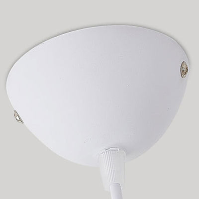 Suspension luminaire moderne minimaliste en aluminium et bois ondulé demi-rond 1 lumière pour salon 