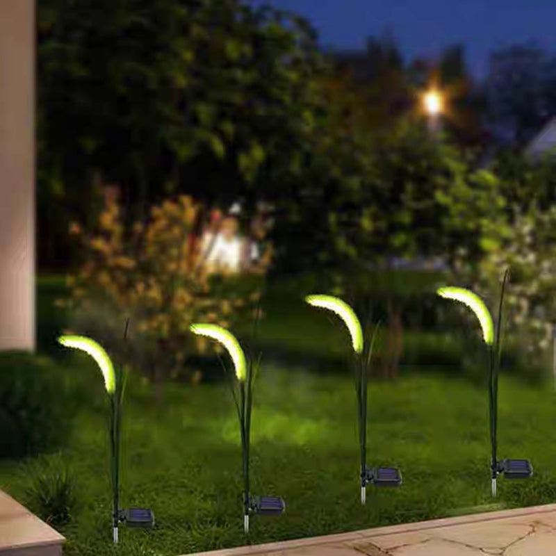 Lumière extérieure LED en silicone minimaliste moderne avec fausse queue de renard pour jardin 
