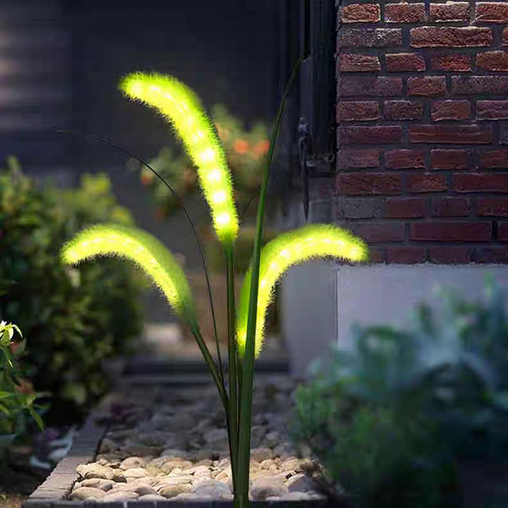 ضوء خارجي LED من السيليكون البسيط الحديث بتصميم ذيل الثعلب الصناعي للحديقة 