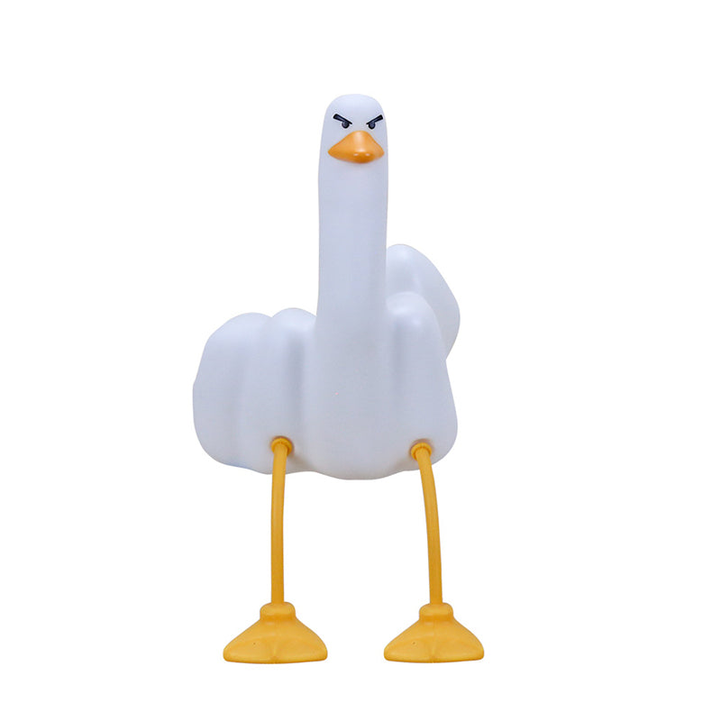 Lampe de Table LED Canard en Silicone Créatif Contemporain Veilleuse pour Chambre 