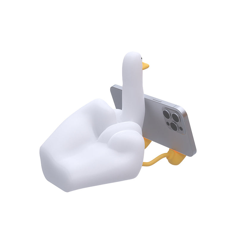 Lampe de Table LED Canard en Silicone Créatif Contemporain Veilleuse pour Chambre 