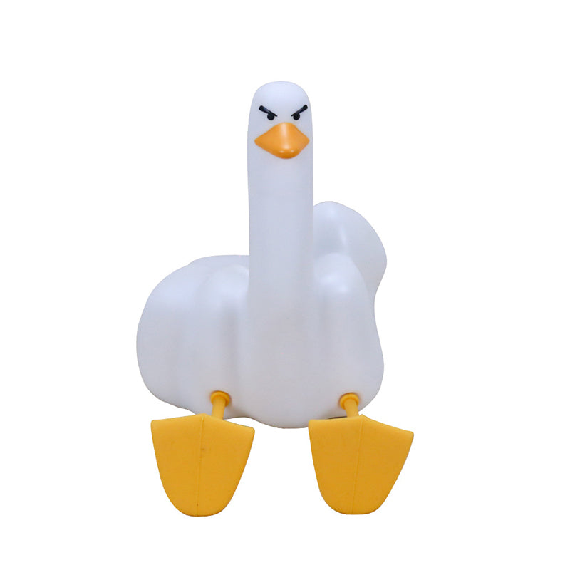 Lampe de Table LED Canard en Silicone Créatif Contemporain Veilleuse pour Chambre 