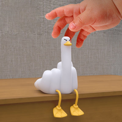 Zeitgenössische kreative Silikon-Ente LED Tischlampe Nachtlicht für das Schlafzimmer 