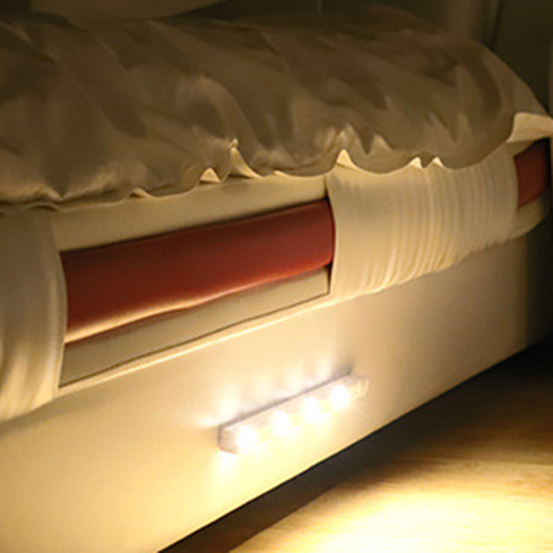 Moderne minimalistische ABS &amp; PC rechteckige LED-Bewegungssensor-Nachtlampe für das Schlafzimmer 