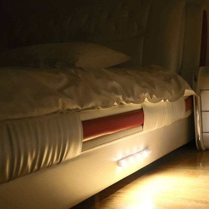 Moderne minimalistische ABS &amp; PC rechteckige LED-Bewegungssensor-Nachtlampe für das Schlafzimmer 
