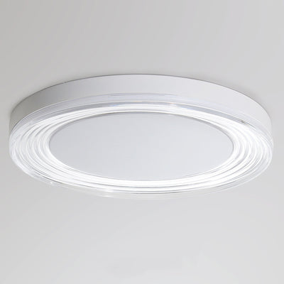 Lumière de plafond LED encastrée ronde en acrylique ABS minimaliste moderne pour salon 