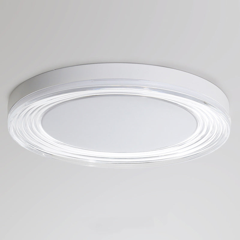 Lumière de plafond LED encastrée ronde en acrylique ABS minimaliste moderne pour salon 