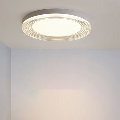 Lumière de plafond LED encastrée ronde en acrylique ABS minimaliste moderne pour salon 