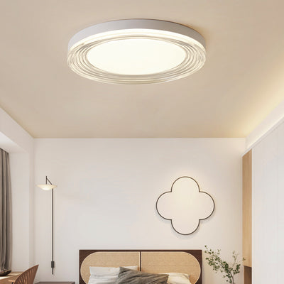 Lumière de plafond LED encastrée ronde en acrylique ABS minimaliste moderne pour salon 