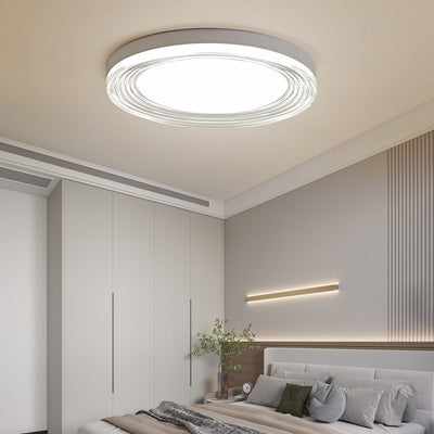 Lumière de plafond LED encastrée ronde en acrylique ABS minimaliste moderne pour salon 