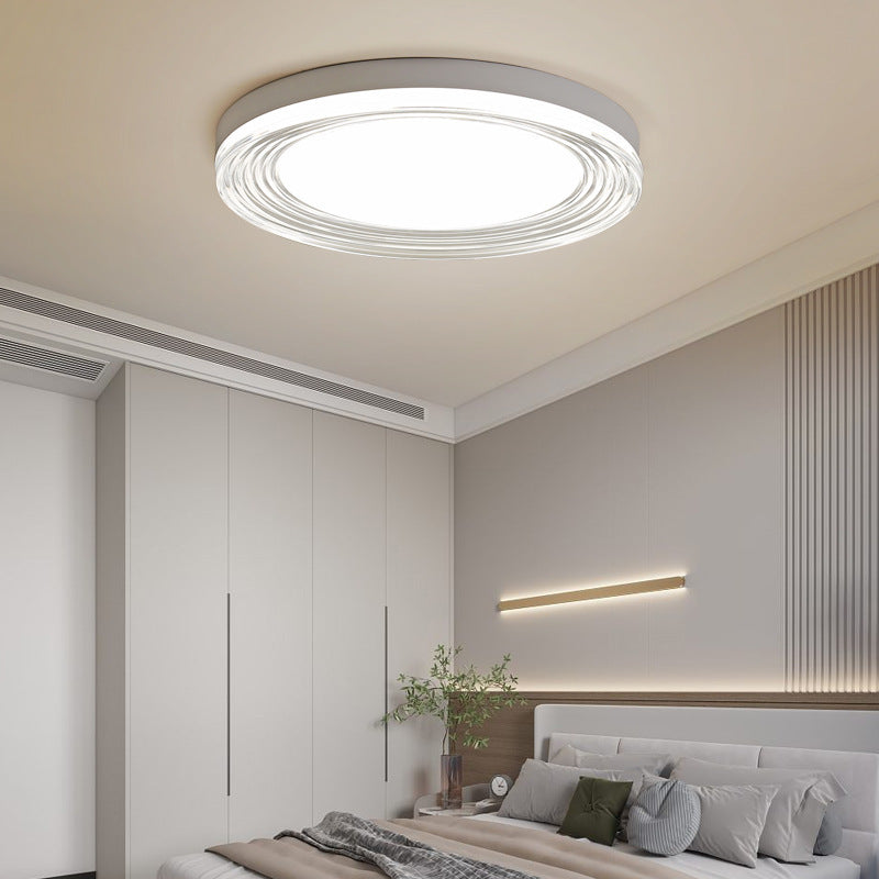 Lumière de plafond LED encastrée ronde en acrylique ABS minimaliste moderne pour salon 
