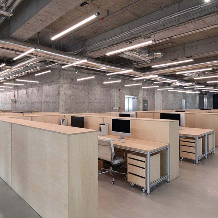 Dimmable LED Pendant Light - Industrial Aluminum Linear Lighting For Home Office