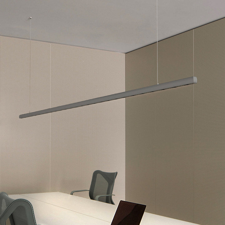 Blendfreies LED-Hängelicht - Moderne schwarze Pendelleuchte für das Home Office 