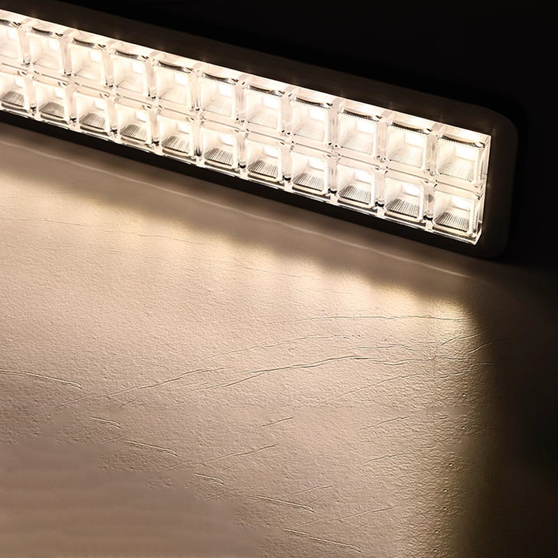 Lumière Pendante Linéaire LED à Spectre Complet pour le Soin des Yeux - Lampe Suspendue Moderne et Dimmable pour Étude d&