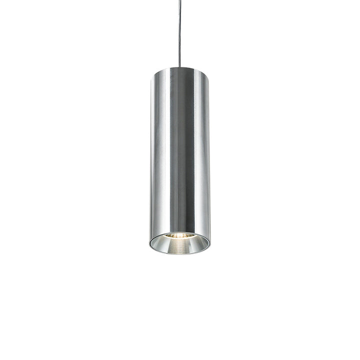 Lámpara colgante cilíndrica LED industrial - Luz de foco colgante ajustable para hogar, oficina y recepción 