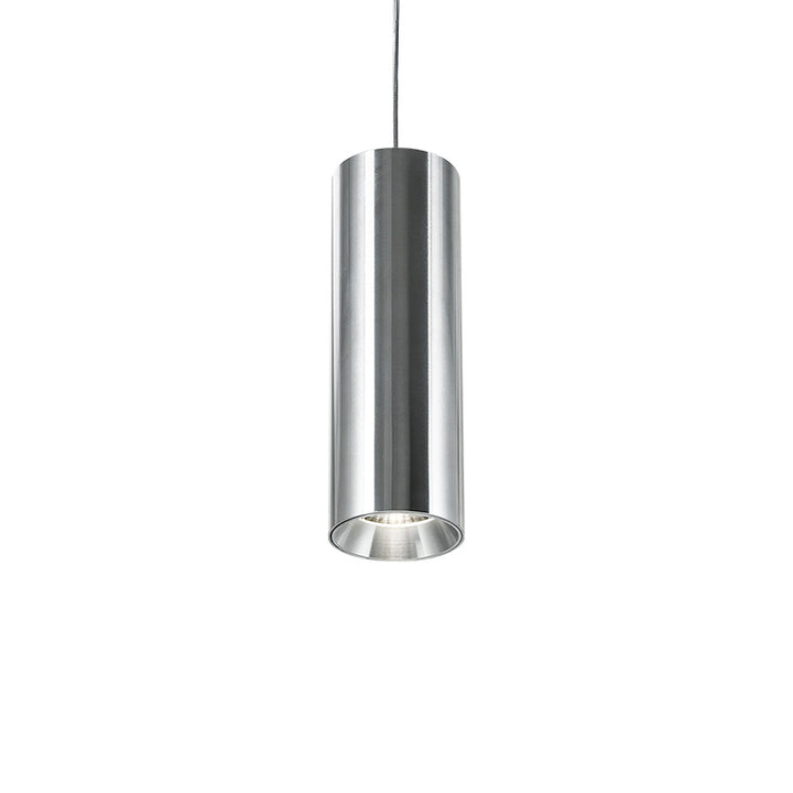 Lámpara colgante cilíndrica LED industrial - Luz de foco colgante ajustable para hogar, oficina y recepción 
