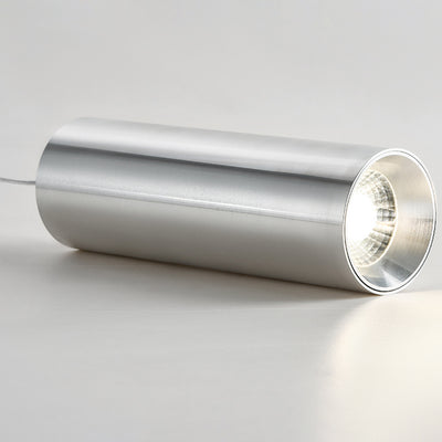 Suspension industrielle à cylindre LED - Spot lumineux suspendu réglable pour maison, bureau et réception 